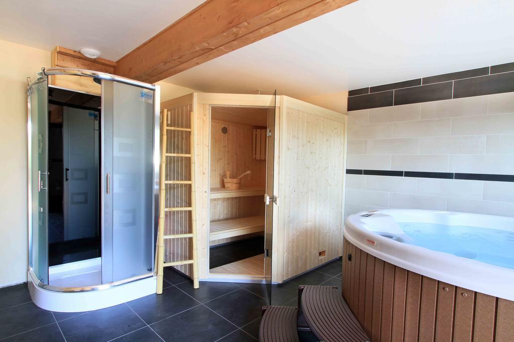 Chalet Luxe 12 Personnes Spa Sauna Vosges-Gerardmer เลอโธลี ภายนอก รูปภาพ